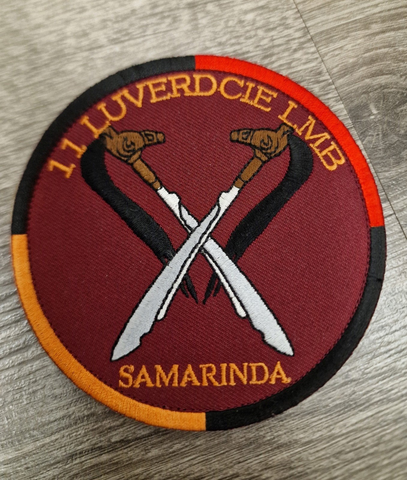 Zeldzame patch 11 Luchtverdedigings Compagnie Luchtmobiel, Verzamelen, Militaria | Algemeen, Ophalen, Landmacht, Nederland, Embleem of Badge