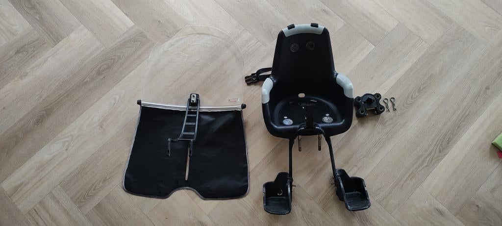 Bobike Fietszitje voor baby - Gebruikt maar functioneel, Voorzitje, Ophalen of Verzenden, 0 t/m 13 kg, Gebruikt