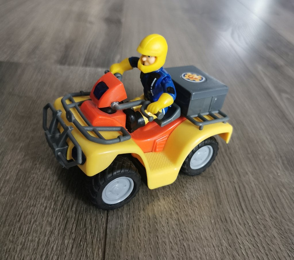 Brandweerman Sam Quad met accessoires, Ophalen, Gebruikt