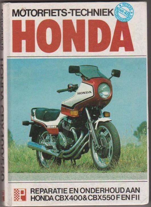 werkplaatshandboek HONDA CBX400 en CBX500; 10,95 euro, Ophalen of Verzenden, Honda