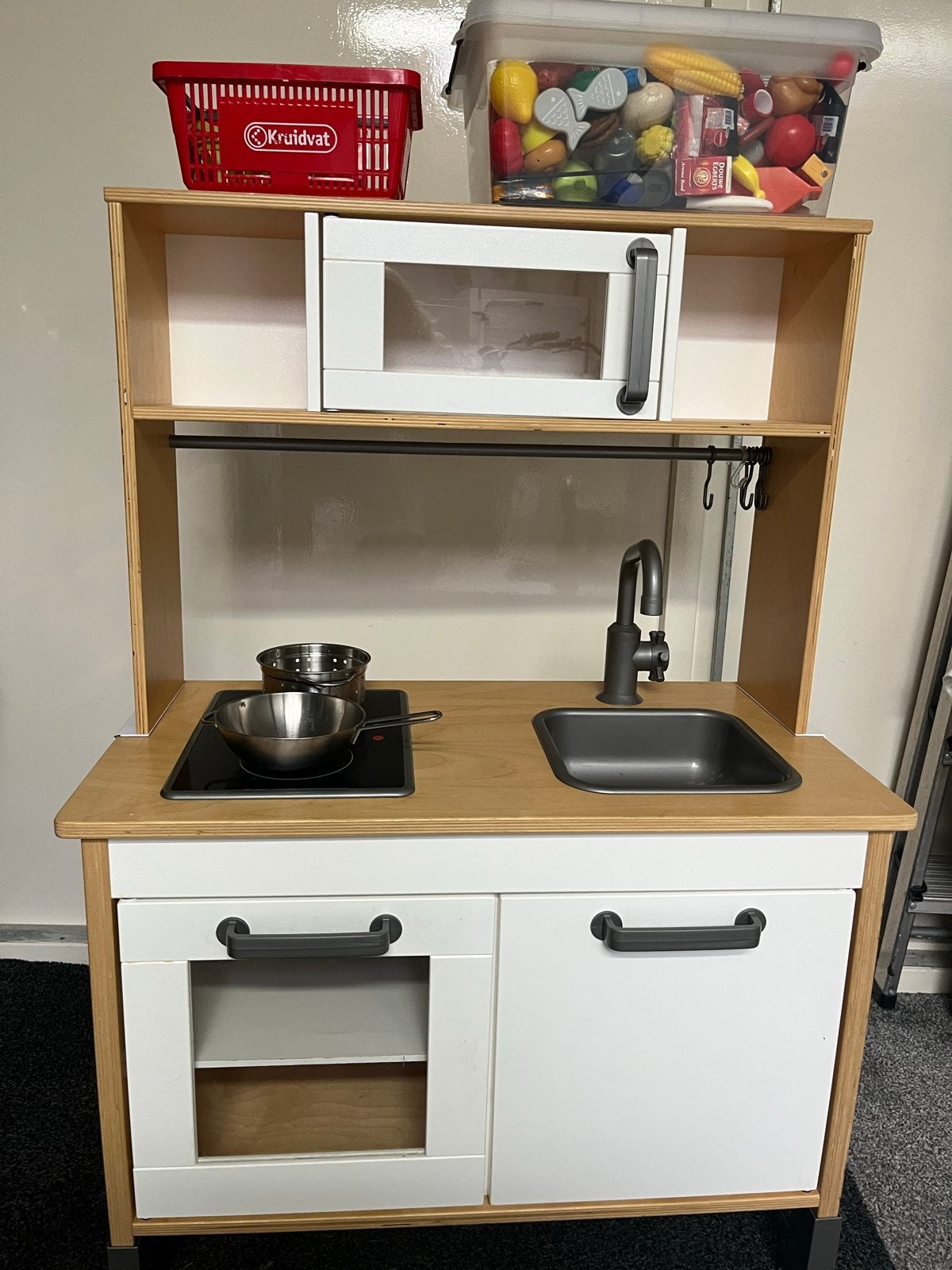 IKEA Speelkeuken met uitgebreide accessoires set, Ophalen, Gebruikt, Hout, Speelkeuken
