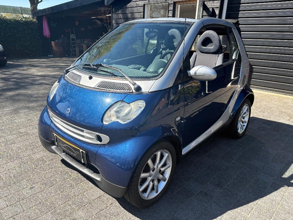 Smart Cabrio 45KW Automaat! 2005! 136.605 km NAP! Verse APK!, Auto's, Cabriolet, 61 pk, Origineel Nederlands, Grijs