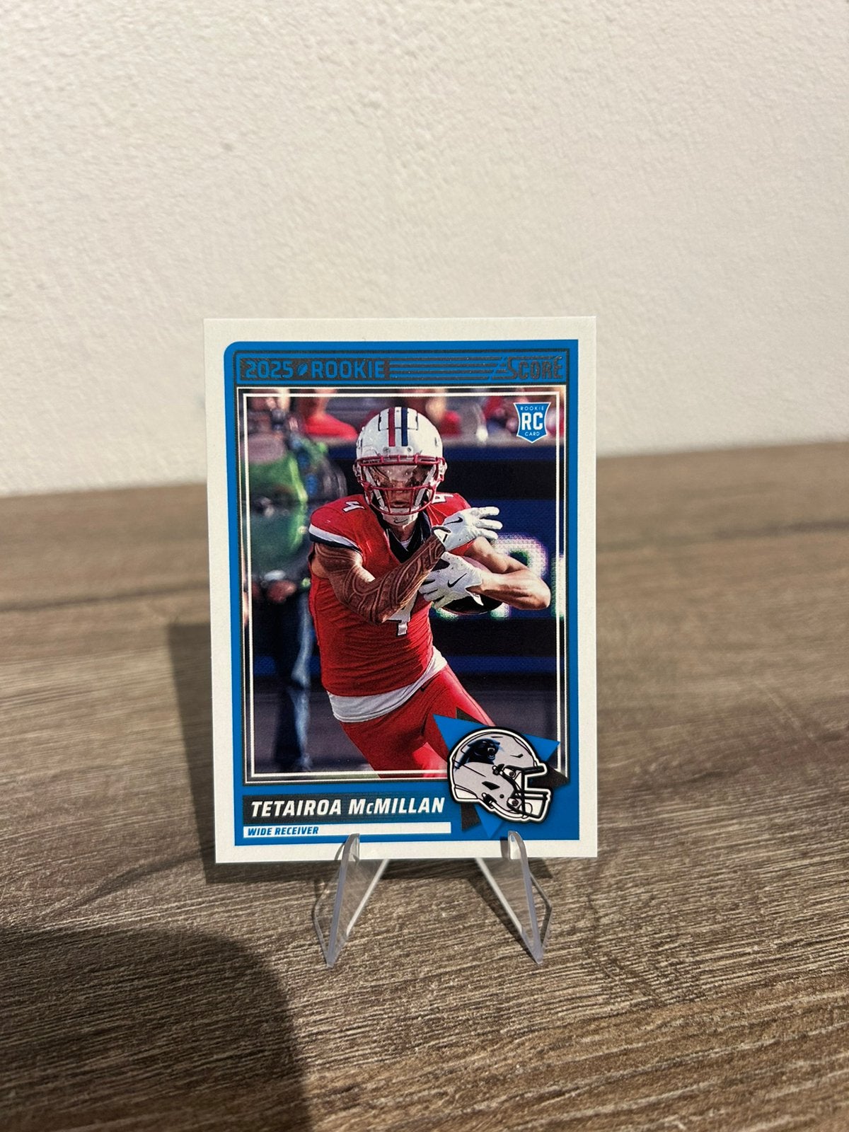 Tetairoa McMillan 2025 Panini Score Football #17 RC Rookie, Ophalen of Verzenden, Zo goed als nieuw, Plaatje