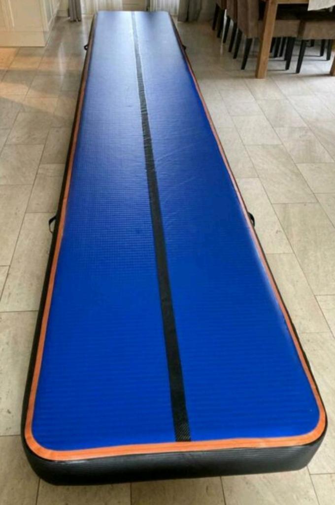 Airtrack Pro 6 meter, Sport en Fitness, Turnen, Ophalen, Zo goed als nieuw, Materiaal