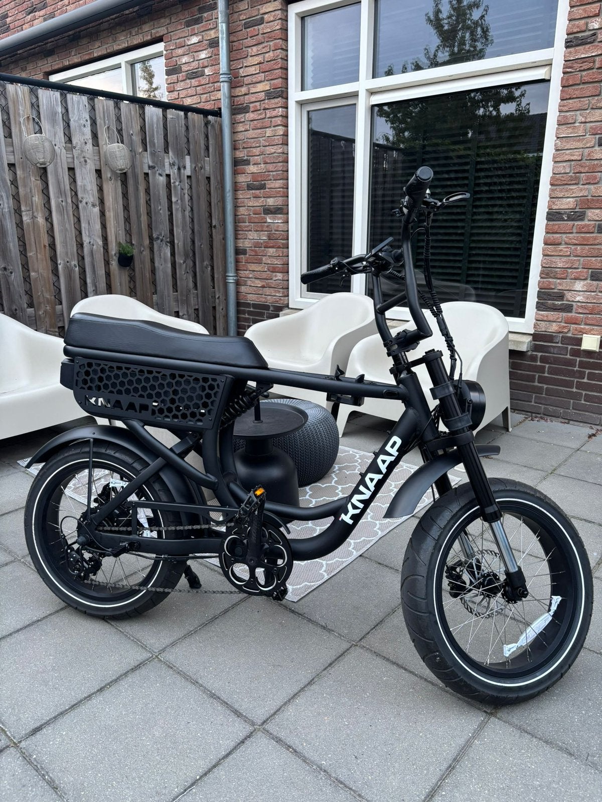 KNAAP fatbike mat zwart, Fietsen en Brommers, Elektrische fietsen, Ophalen, Zo goed als nieuw, Overige merken