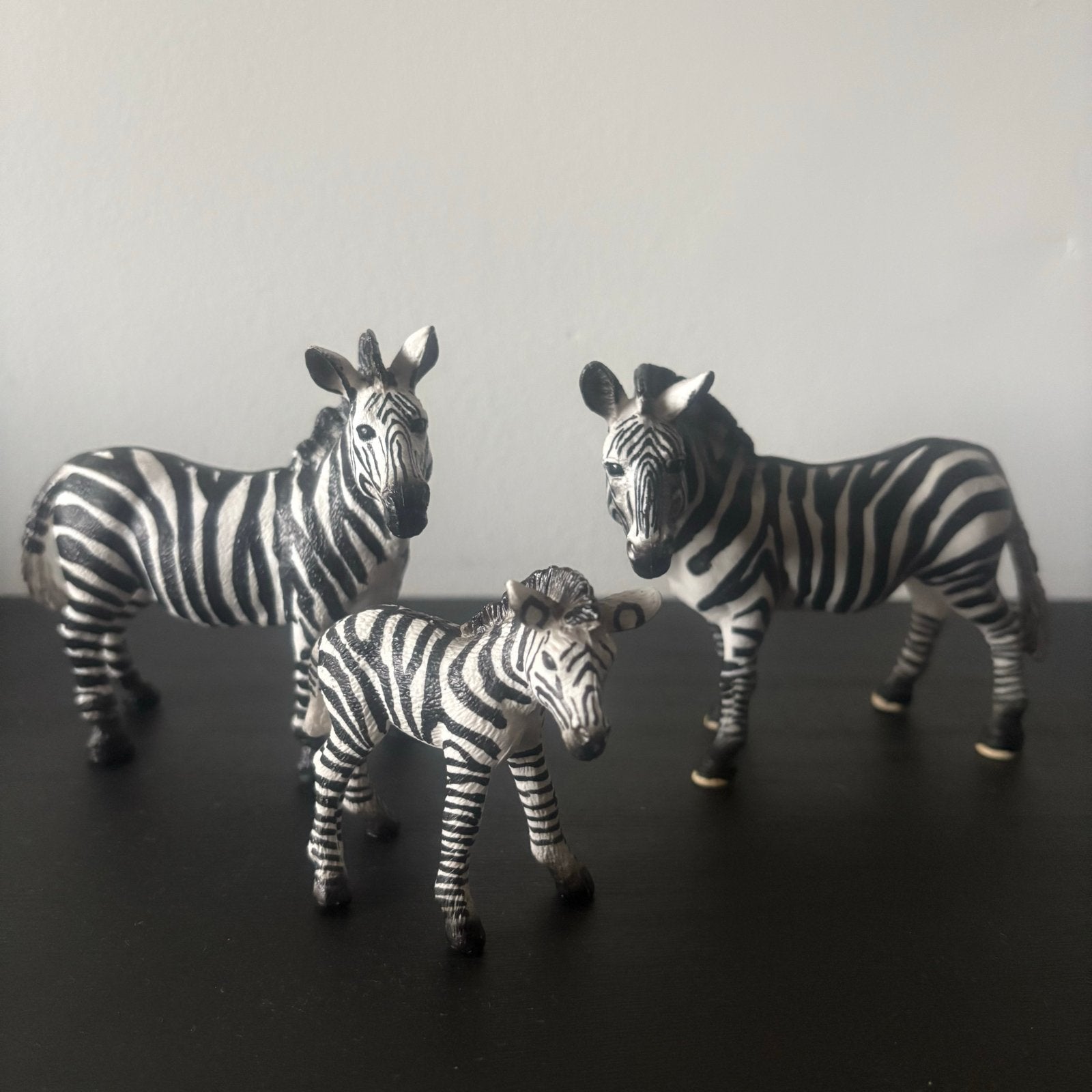 Zebra Familie - 3 Beeldjes, Ophalen of Verzenden, Nieuw