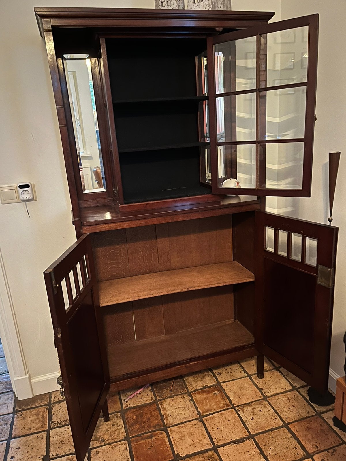 Antieke Jugendstil kast, Ophalen of Verzenden