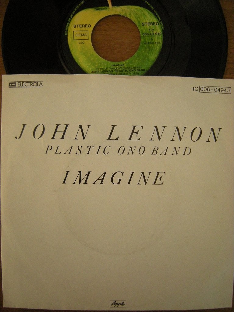 John Lennon / Plastic Ono Band (Imagine), Gebruikt, 7 inch, Ophalen of Verzenden, Pop