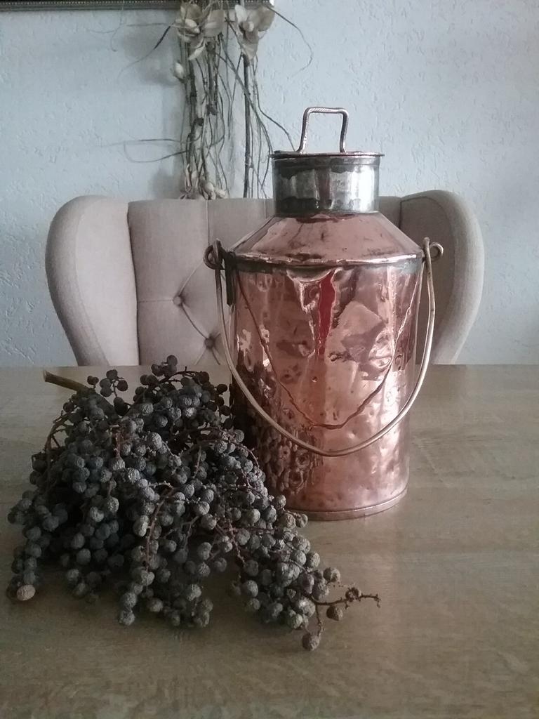 ANTIEK KOPEREN MELKEMMERTJE..MELKBUSJE..(VOOR OORLOGS).., Antiek en Kunst, Antiek | Koper en Brons, Ophalen of Verzenden, Koper