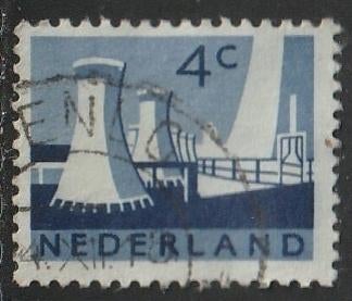 Nederland 1963 792 Landschap 4c, Gest Venlo, Postzegels en Munten, Postzegels | Nederland, Ophalen of Verzenden, Na 1940, Gestempeld