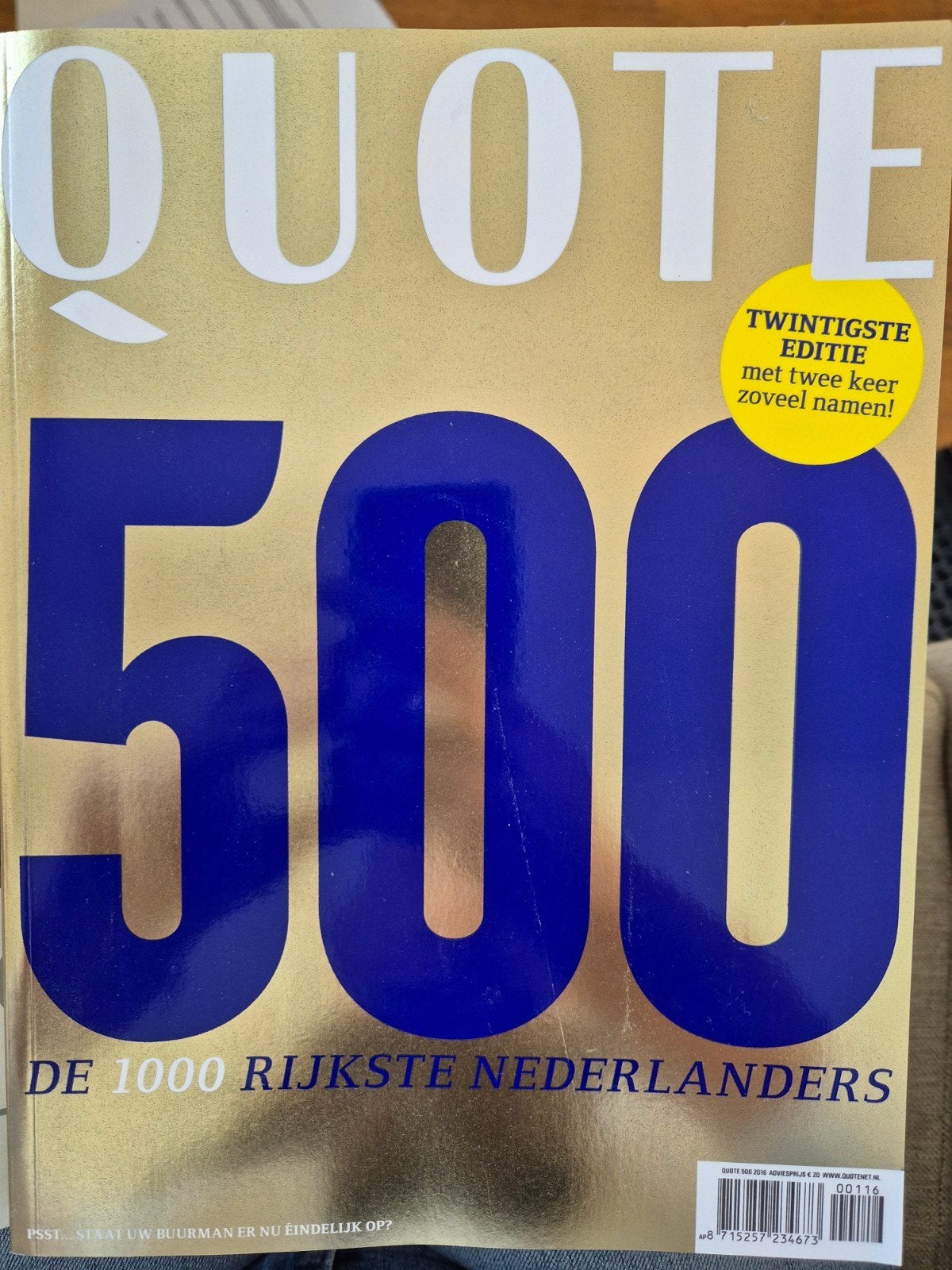 Quote 500
- 2012
- 2013
- 2014
- 2015
- 2016
En 2018
Enkele, Ophalen of Verzenden, Zo goed als nieuw, Glossy