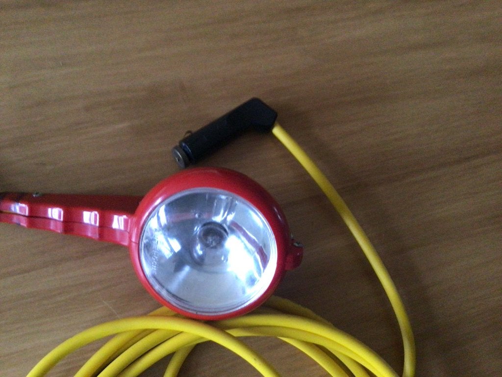 Lamp, Ophalen of Verzenden, Zo goed als nieuw, Accu