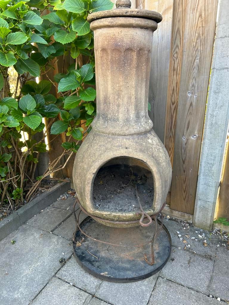 Terracotta tuinhaard / Mexicaanse haard, Ophalen, Gebruikt