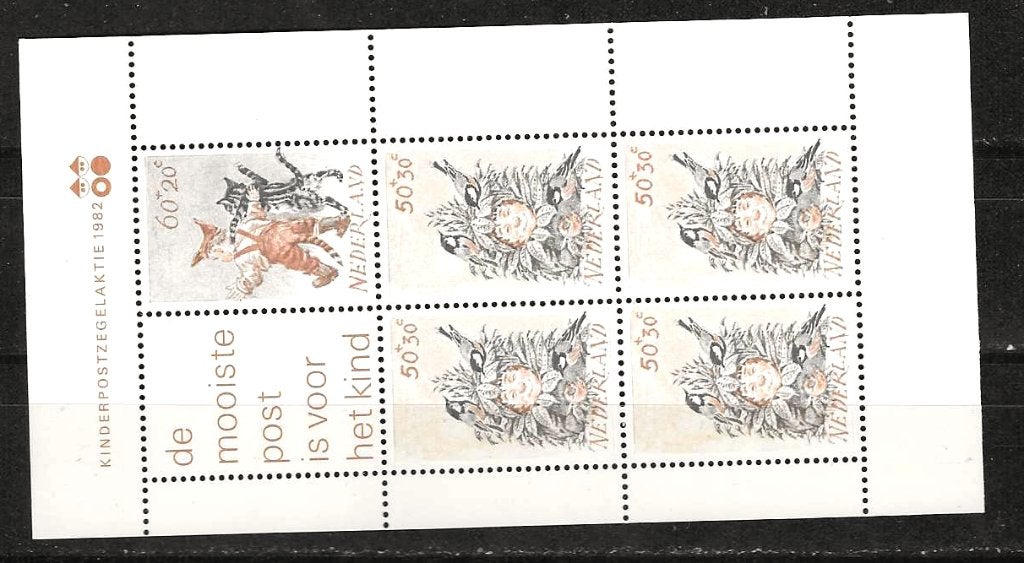 Nl 1279 blok postfris, Ophalen of Verzenden, Na 1940, Postfris