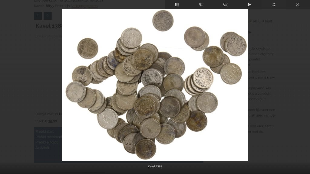 Verzameling van 200 kwartjes Wilhelmina oa in munthouder, Setje, Zilver, 25 cent, Ophalen of Verzenden