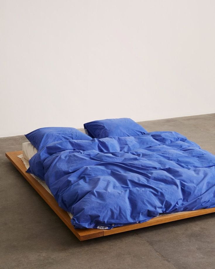 Tekla x Stussy Dekbedovertrek 200x200cm, Ophalen, Blauw, Dekbedovertrek, Katoen