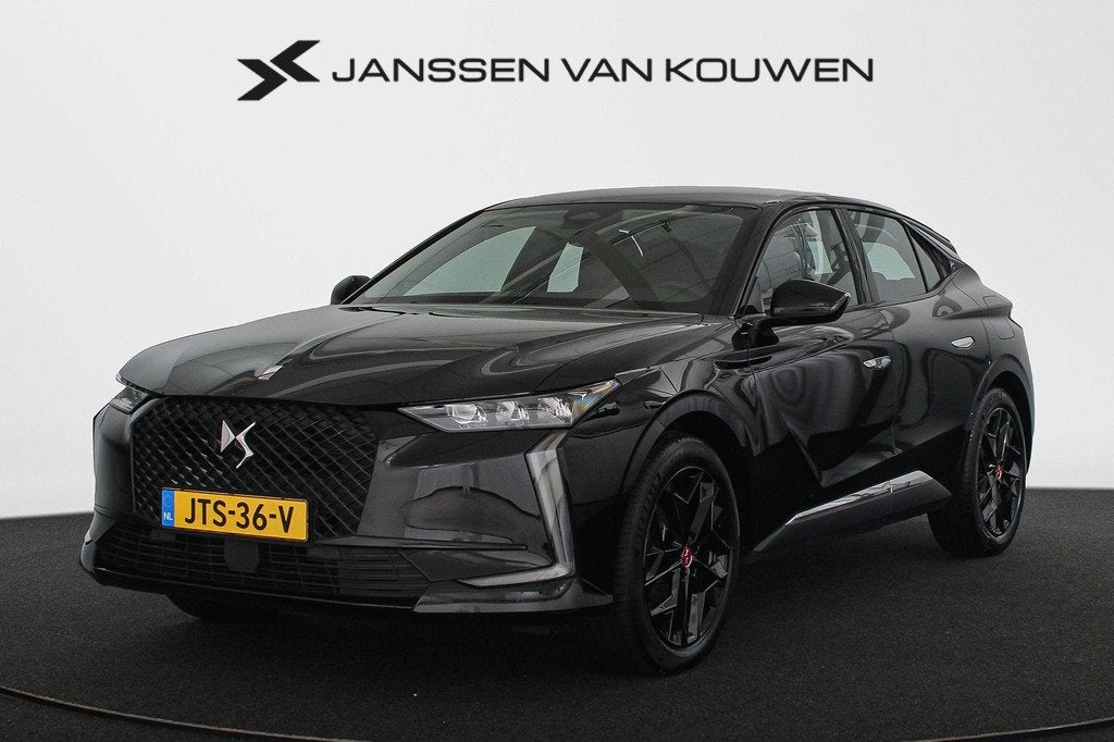 DS 4 E-Tense Performance Line SOH 98% Apple CarPlay Achterui, Auto's, DS, Gebruikt, 4 cilinders, Zwart, Plug-in hybride