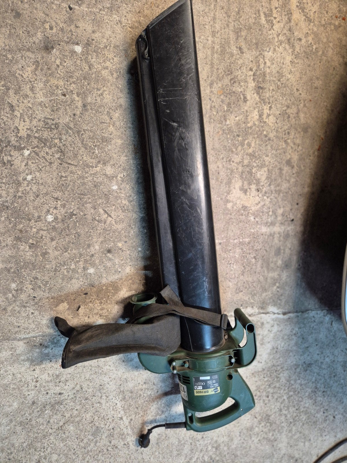 Greenway BR1600 Bladblazer met zuigfunctie, Tuin en Terras, Bladblazers, Greenway, Gebruikt, Met opvangzak, Handgedragen
