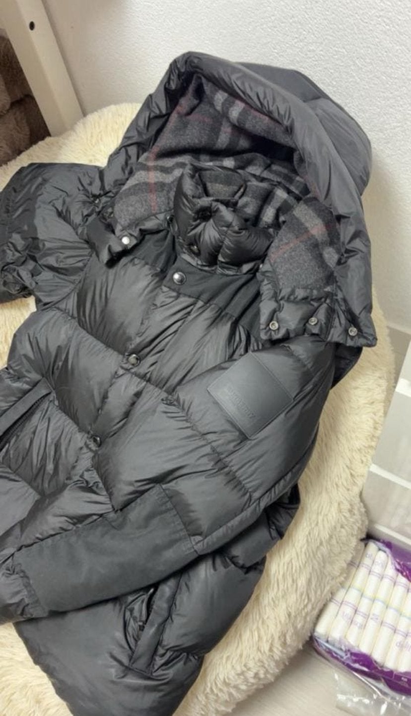 Burberry jas origineel, Kleding | Heren, Jassen | Winter, Ophalen of Verzenden, Zo goed als nieuw, Zwart