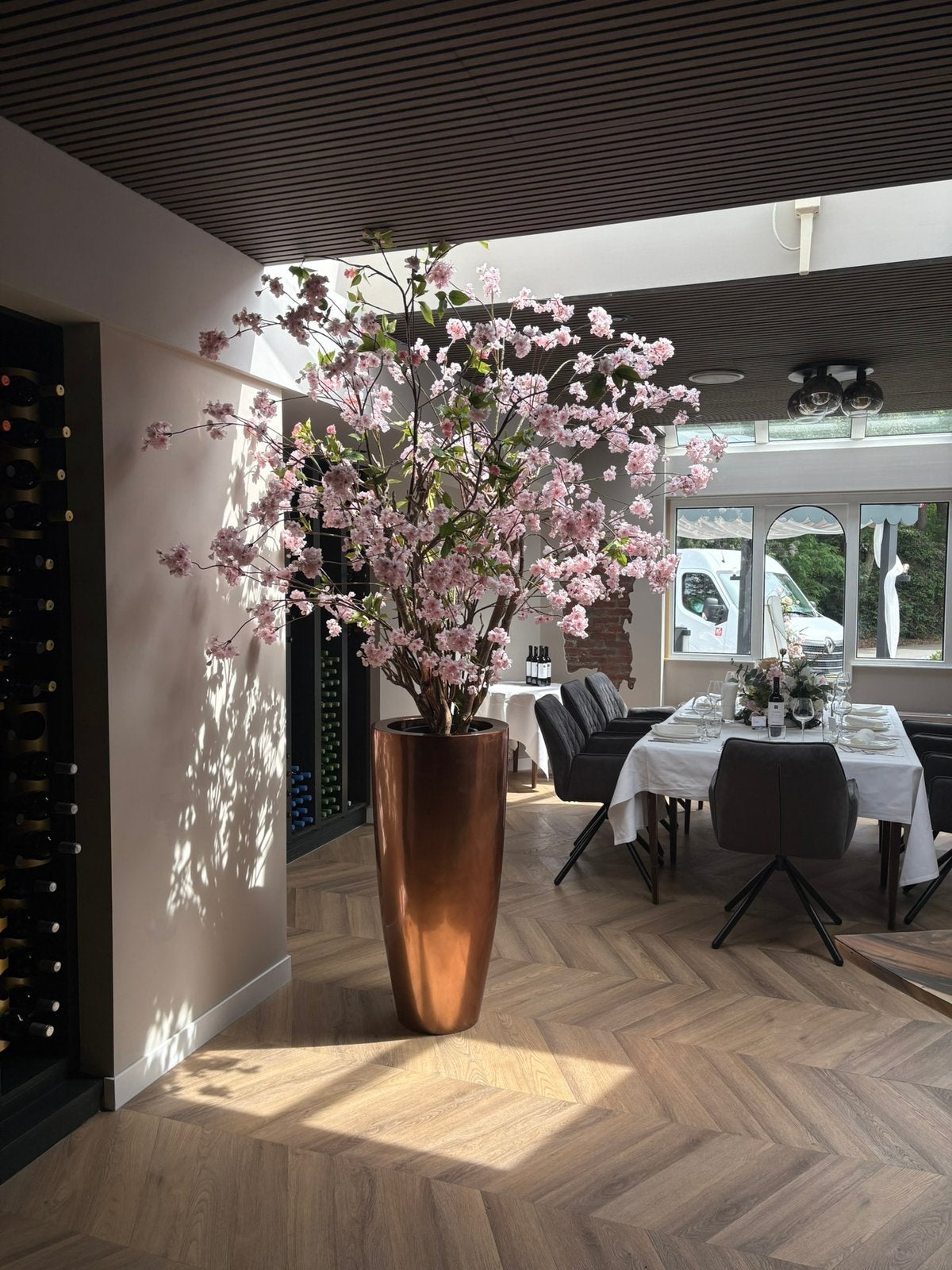 Bloesemboom, Huis en Inrichting, Woonaccessoires | Kunstplanten en Kunstbloemen, Ophalen, Binnen, Overige typen, Roze