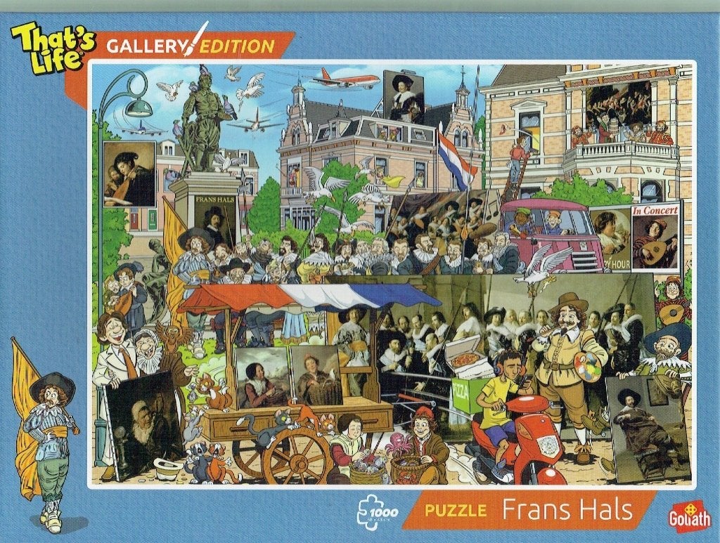3 puzzels van schilders elk 1000 stukjes, Hobby en Vrije tijd, Denksport en Puzzels, Verzenden, 500 t/m 1500 stukjes, Zo goed als nieuw