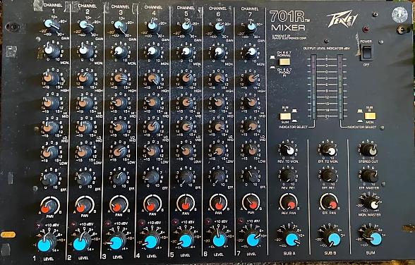 Peavey stereo mengtafel, Muziek en Instrumenten, Mengpanelen, Gebruikt, 5 tot 10 kanalen, Ophalen