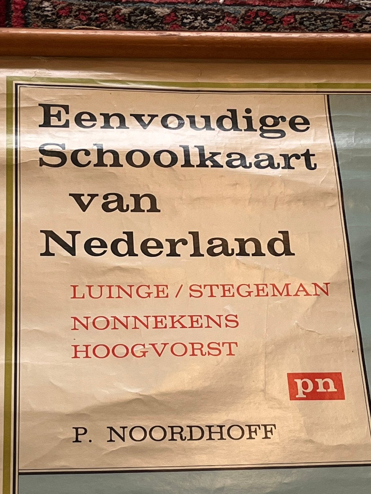 Oude schoolkaart, Ophalen, Aardrijkskunde
