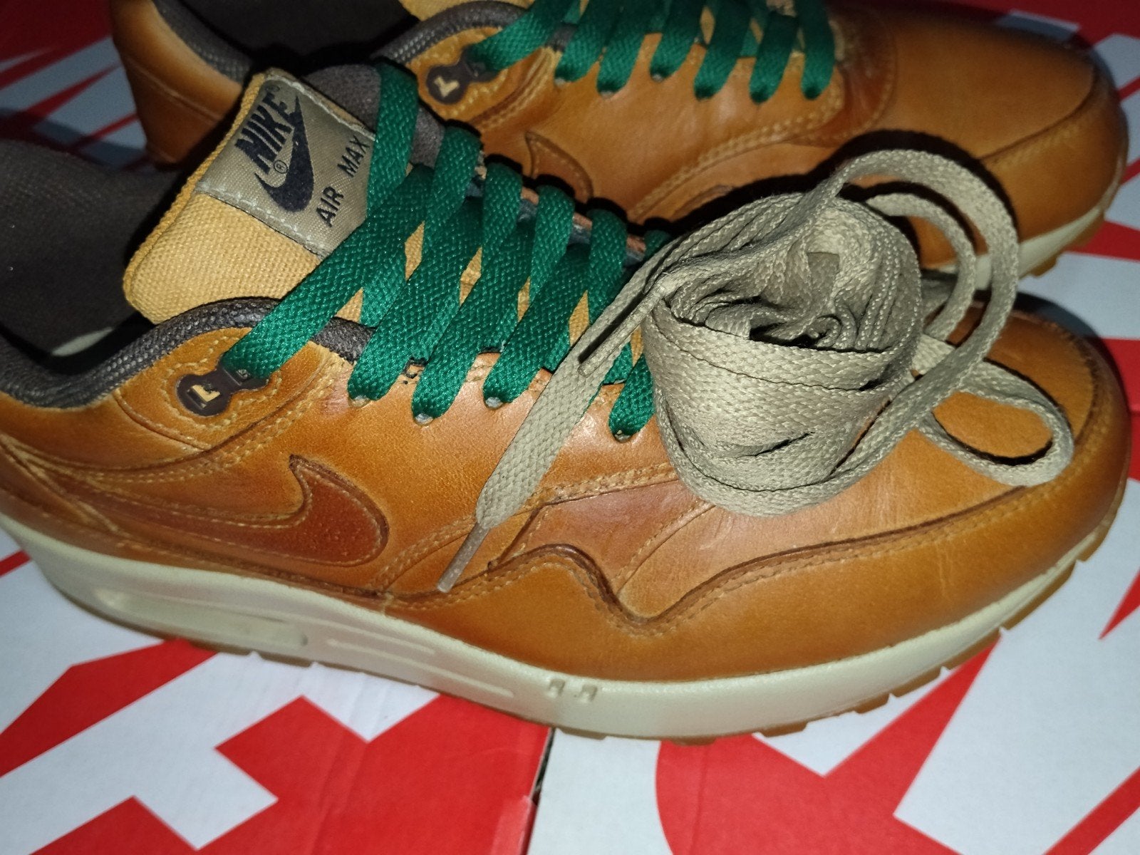Nike Air Max 1 Sneakers - Maat 40.5, Bruin, Nike, Ophalen of Verzenden, Sneakers of Gympen