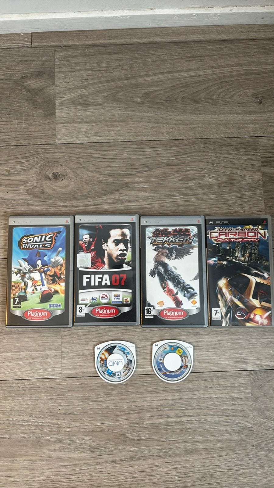 PSP games 6 stuks, Ophalen, Gebruikt, Overige genres, 1 speler