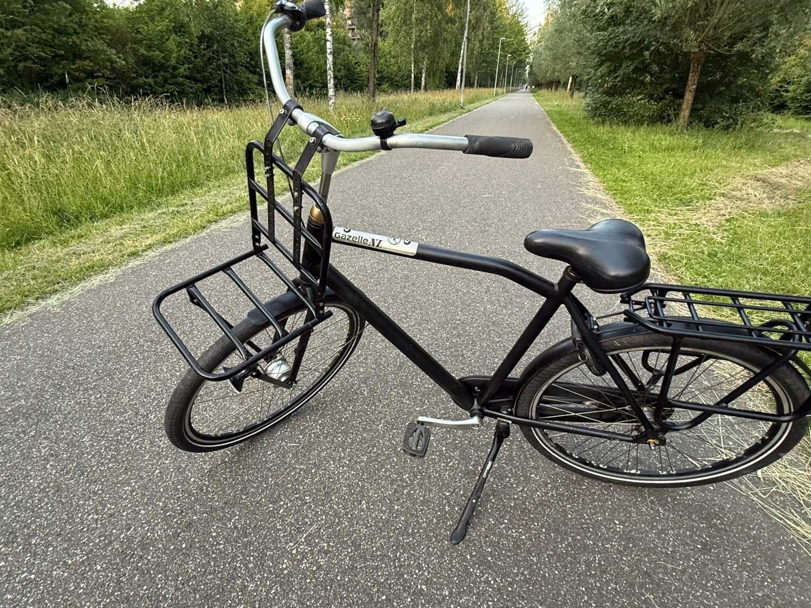 Te koop Herenfiets Transportfiets Gazelle, Ophalen, Terugtraprem, Gebruikt, Versnellingen