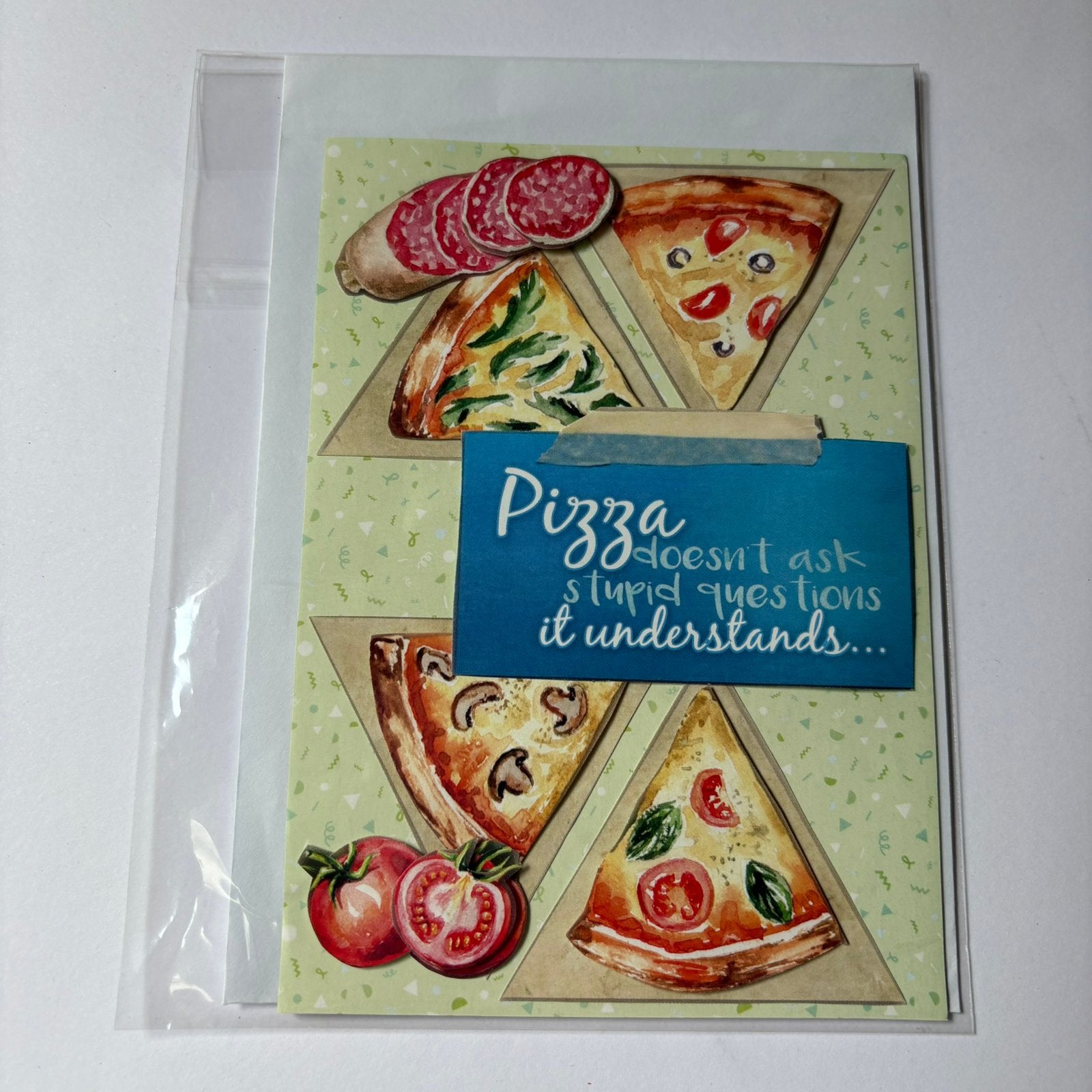 Kaart pizza, Ophalen of Verzenden, Overige thema's