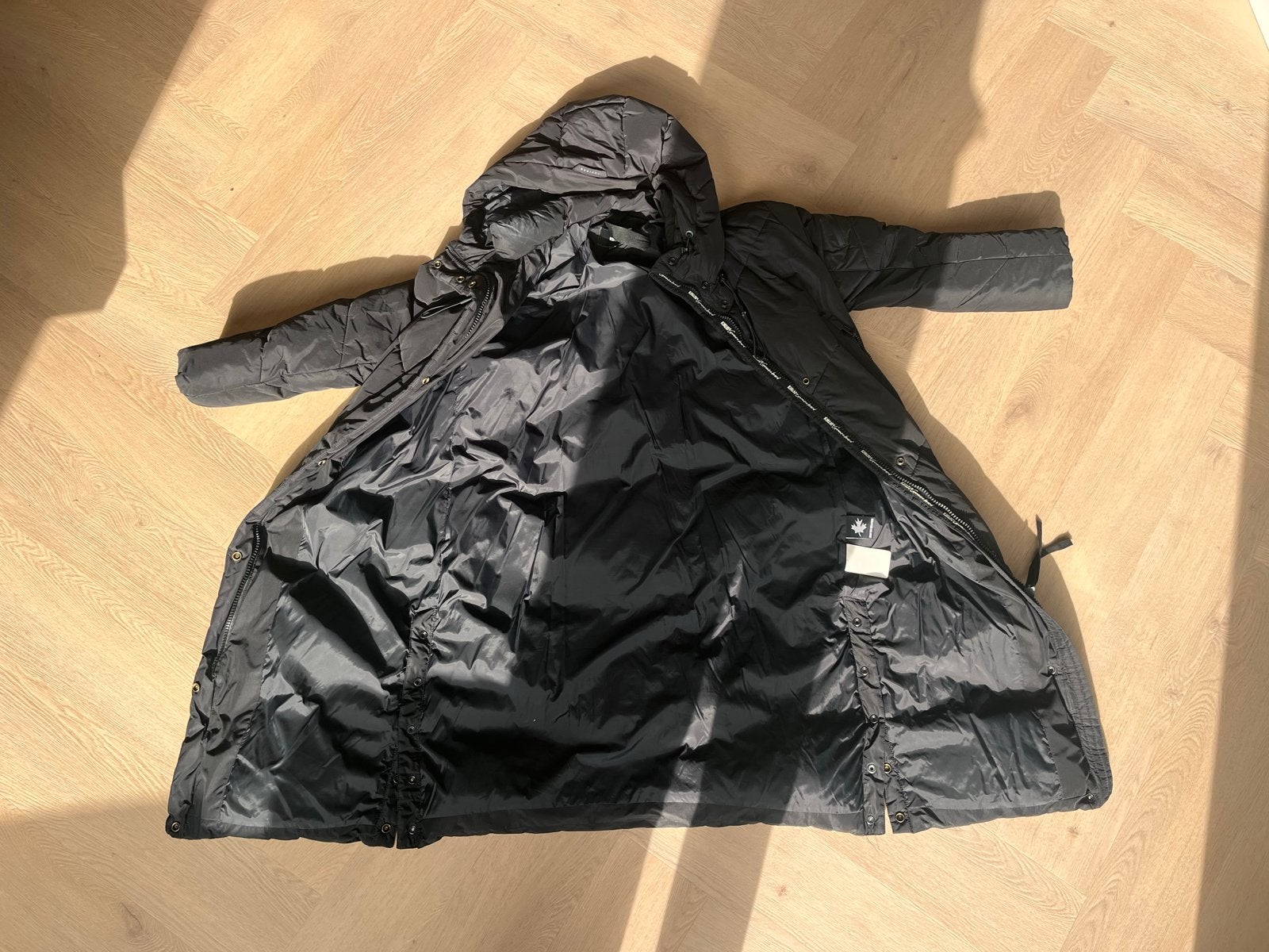 Khujo winterjas dames zwart maat M, Kleding | Dames, Ophalen of Verzenden, Zo goed als nieuw, Maat 38/40 (M), Zwart