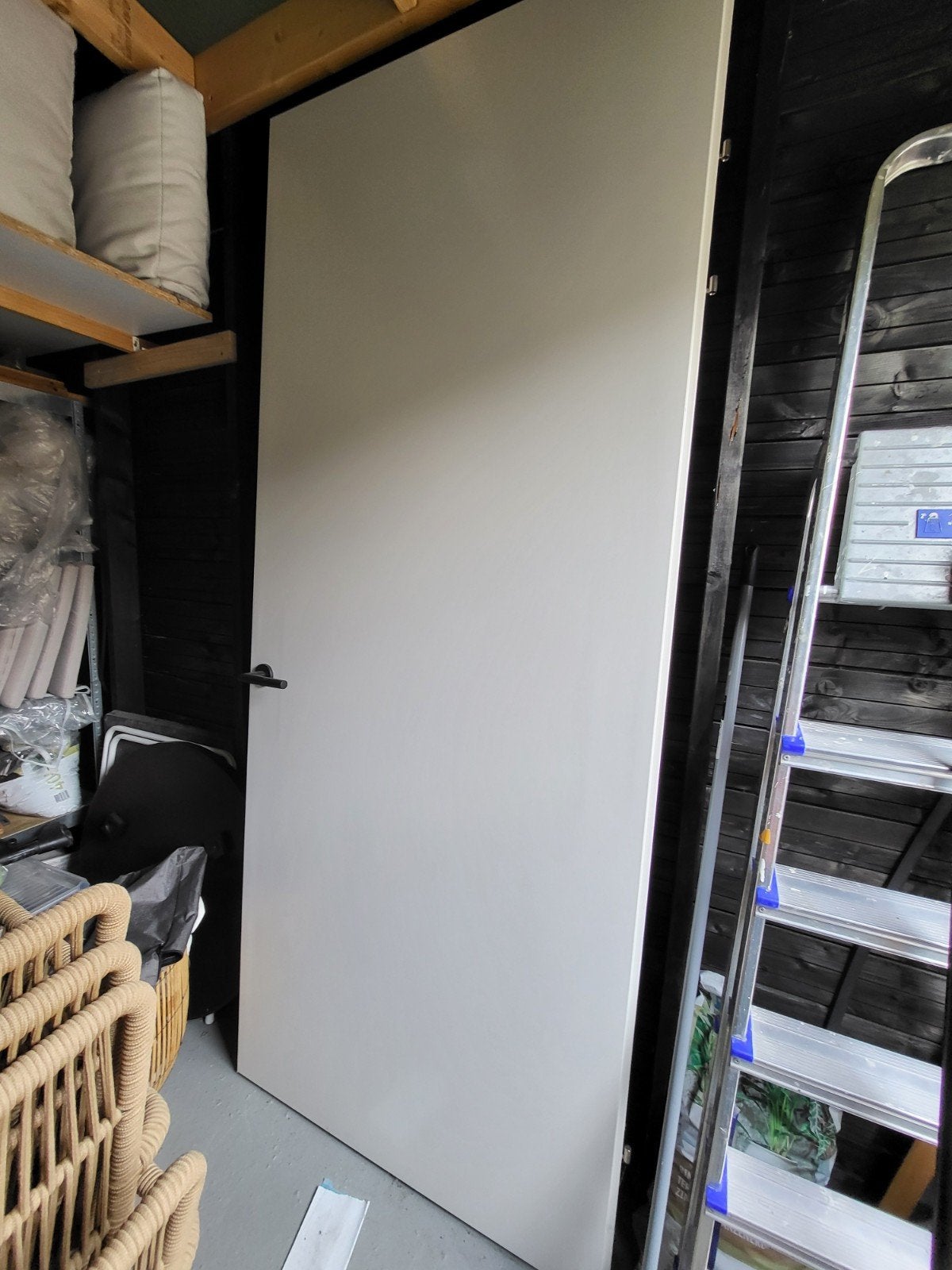 Svedex SL opdekdeur 93x231,5 linksdraaiend, Doe-het-zelf en Verbouw, Deuren en Horren, Ophalen, 80 tot 100 cm, 215 cm of meer