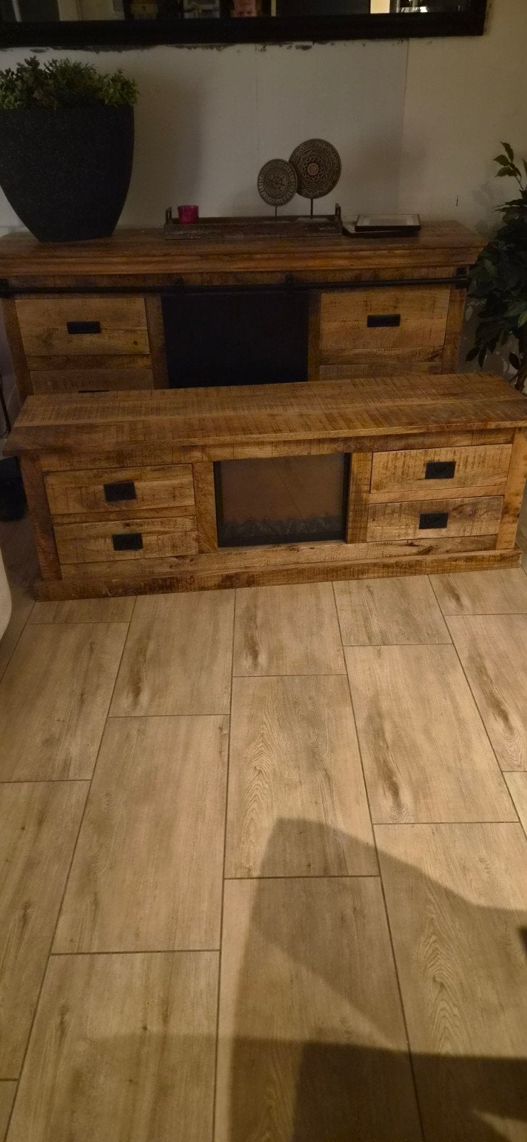 tv meubel, Ophalen, Minder dan 50 cm, Zo goed als nieuw, Minder dan 100 cm