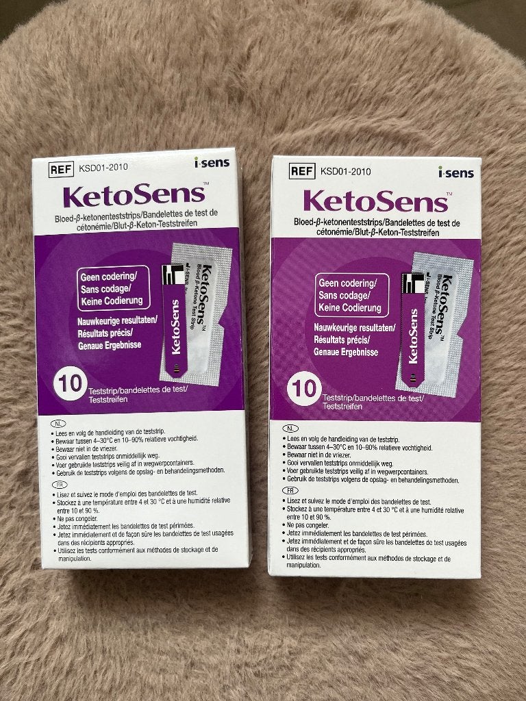 KetoSens test strips 2 doosjes, Diversen, Verpleegmiddelen, Ophalen of Verzenden, Nieuw