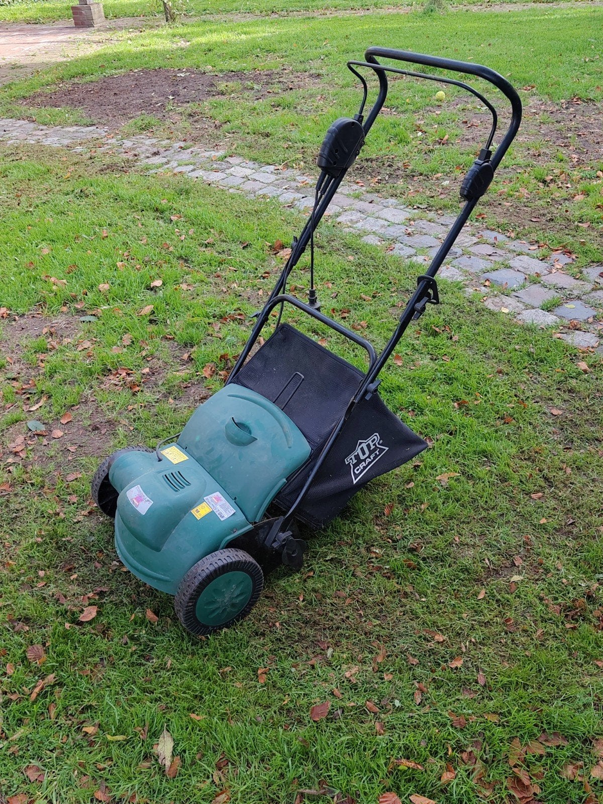 Topcraft elektrische verticuteermachine 1200W met opvangzak, Tuin en Terras, Ophalen, Gebruikt, Elektrisch, Topcraft
