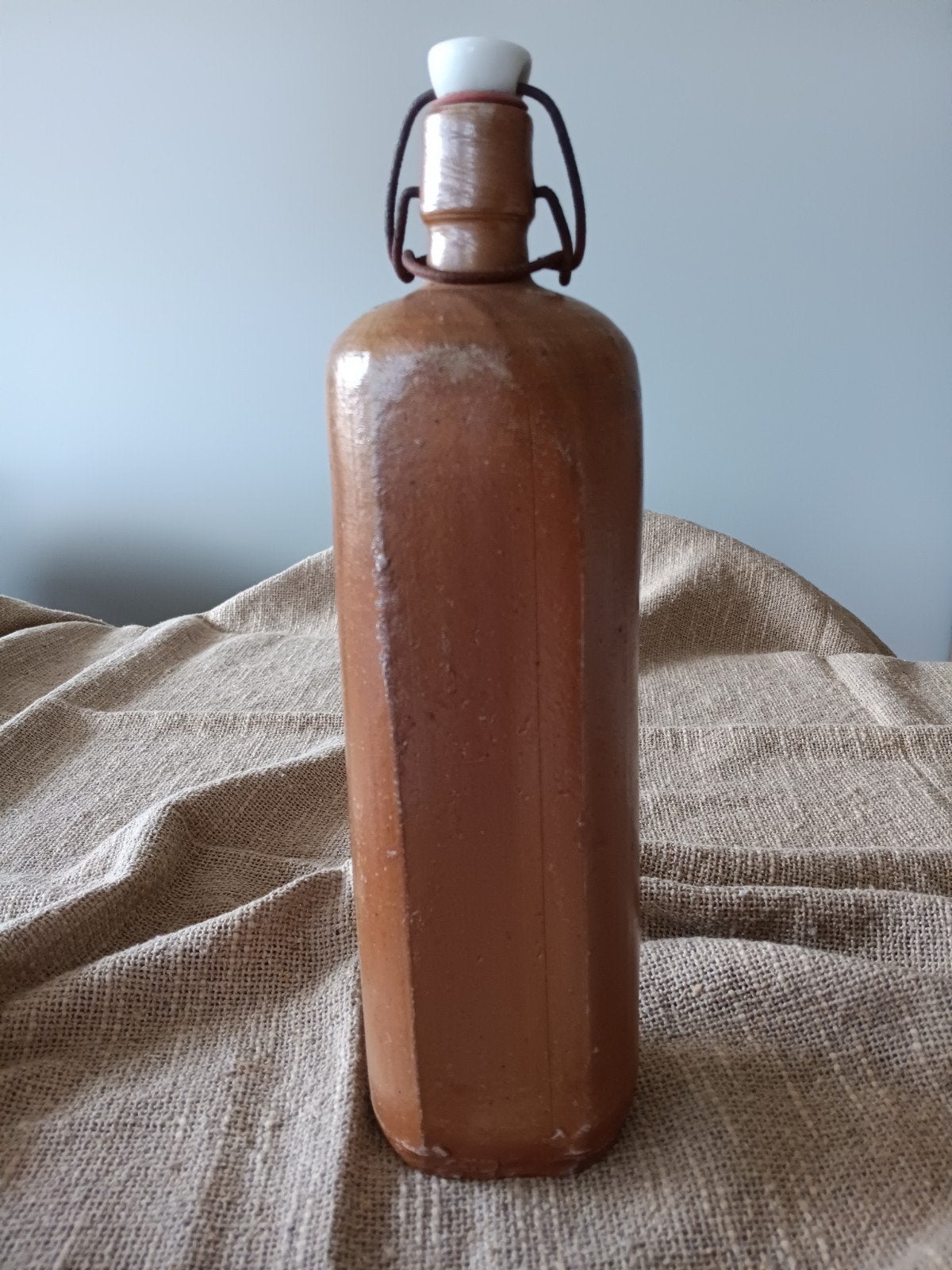 antieke beugelfles, Antiek en Kunst, Ophalen of Verzenden