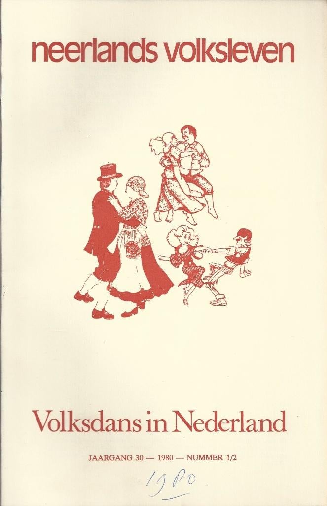 Neerlands Volksleven - Volksdans in Nederland - 1980 Nr. 1/2, Boeken, Ophalen of Verzenden, Gelezen