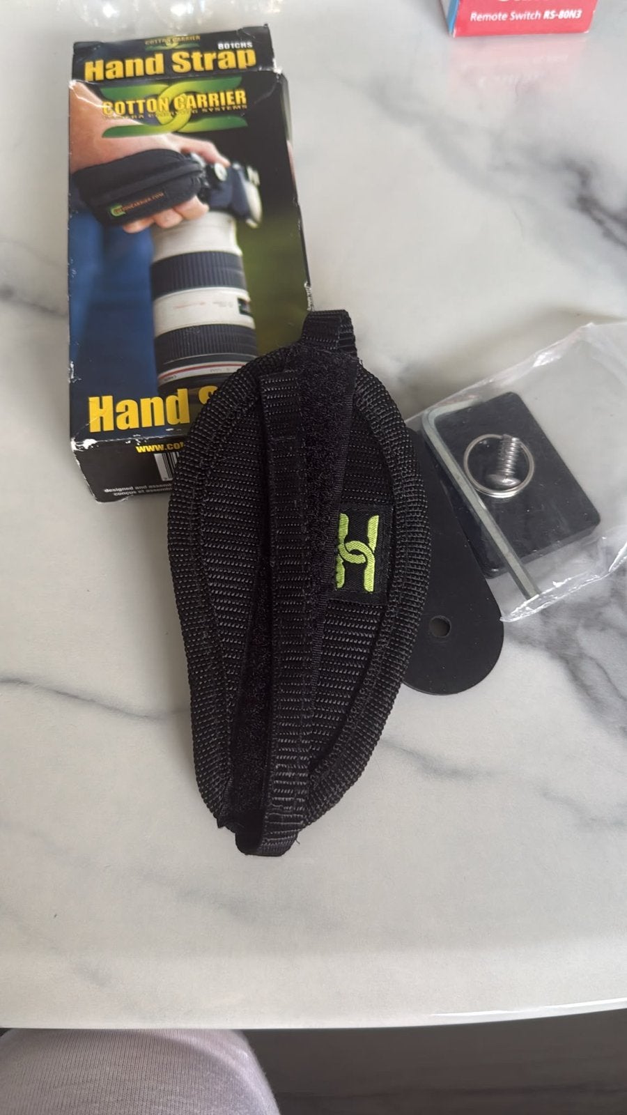 Cotton Carrier Hand Strap voor camera, Audio, Tv en Foto, Overige merken, Overige typen, Ophalen of Verzenden, Zwart