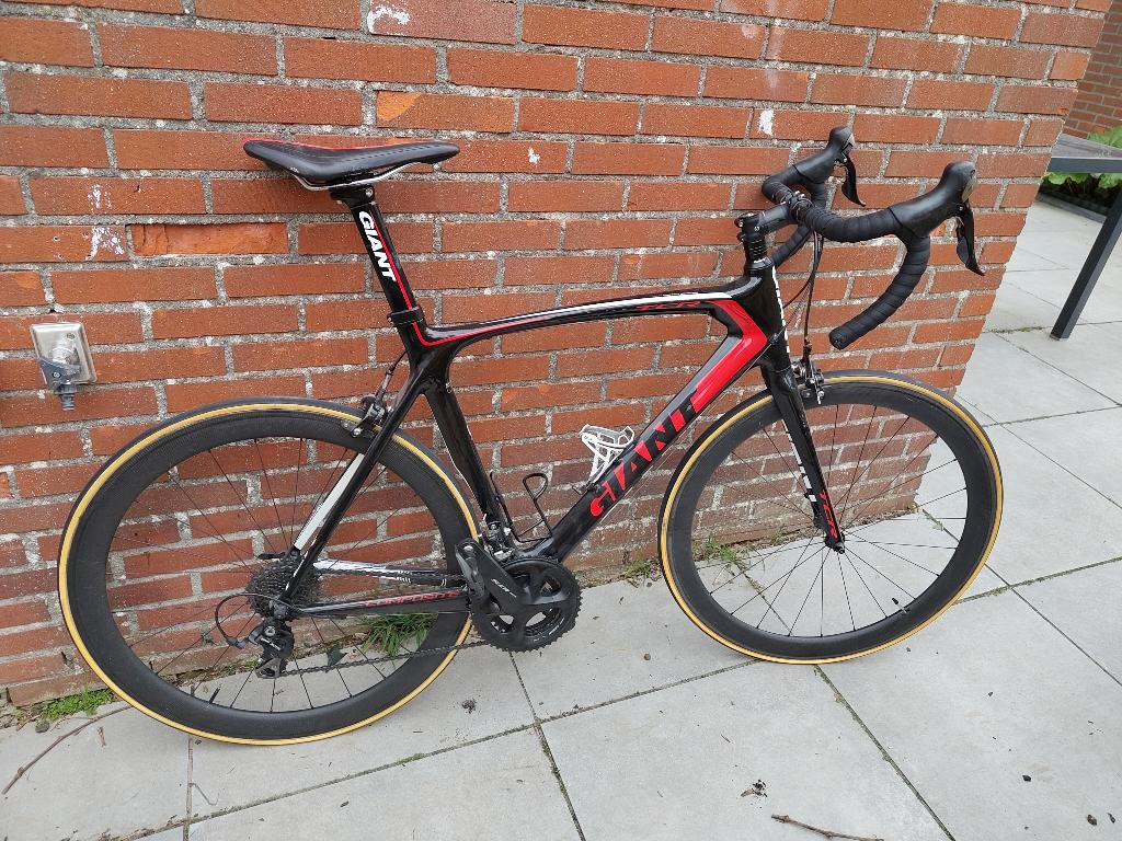Giant TCR Composite 2 2013 met powermeter framemaat 56, Fietsen en Brommers, Fietsen | Racefietsen, Ophalen, 28 inch, Gebruikt