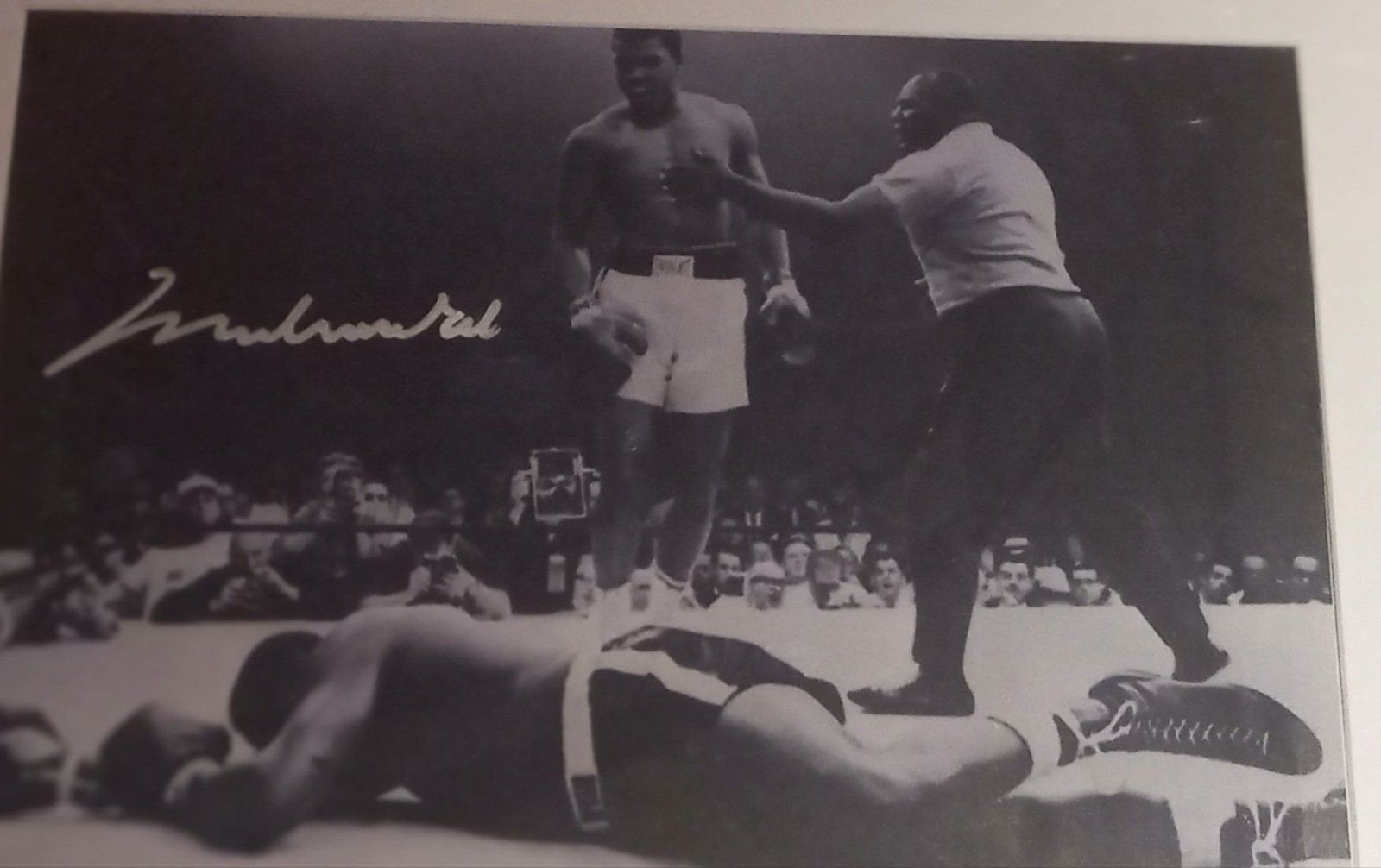 Muhammad Ali vs Sonny Liston Foto - Authentieke Memorabilia, Ophalen of Verzenden
