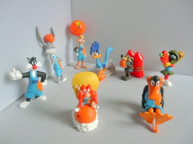McDonalds 2021 # Looney Tunes (8x), Ophalen of Verzenden, Looney Tunes, Zo goed als nieuw, Beeldje of Figuurtje