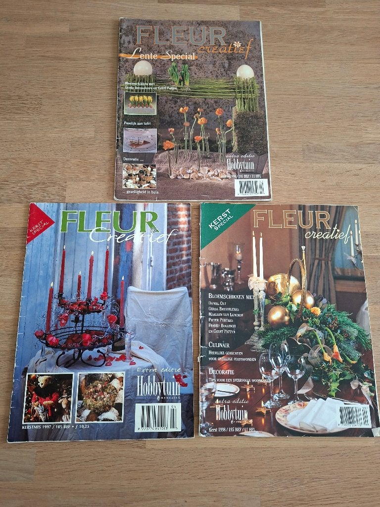 Fleur bloemschikken tijdschriften, Ophalen of Verzenden, Gebruikt, Overige typen