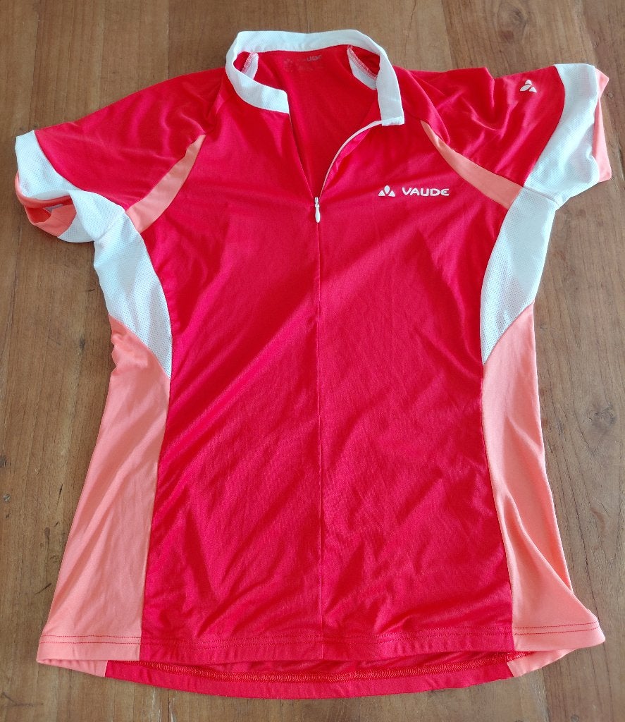 2 wielrenshirts dames - maat L - Gratis, Kleding | Dames, Sportkleding, Zwart, Overige typen, Gedragen, Ophalen