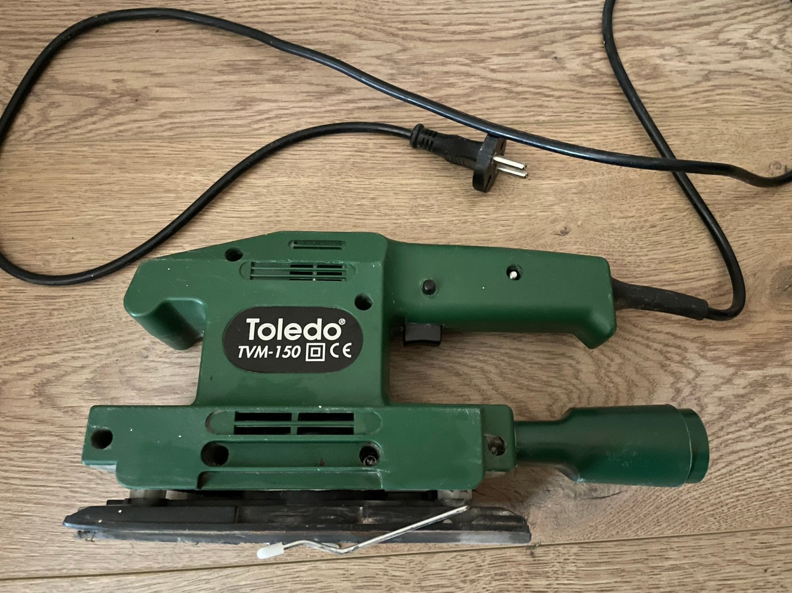 Toledo TVM—150 vlakschuurmachine, Doe-het-zelf en Verbouw, Ophalen of Verzenden, Gebruikt, Minder dan 600 watt, Vlakschuurmachine