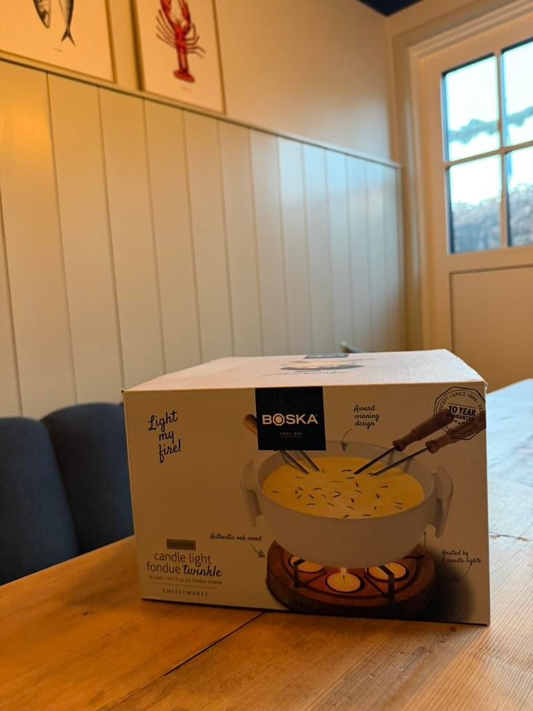 Boska kaasfondue, Ophalen of Verzenden, Zo goed als nieuw, 4 t/m 7 personen