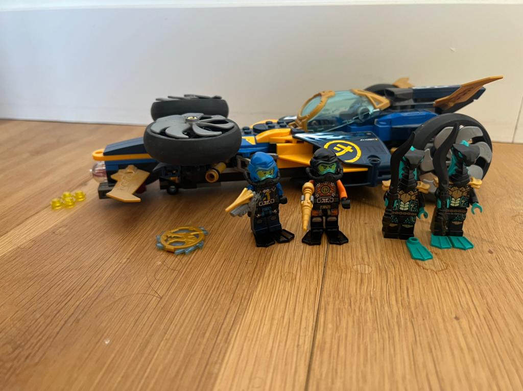 Lego Ninjago Ninja sub-speeder - 71752, Gebruikt, Lego, Compleet, Ophalen of Verzenden