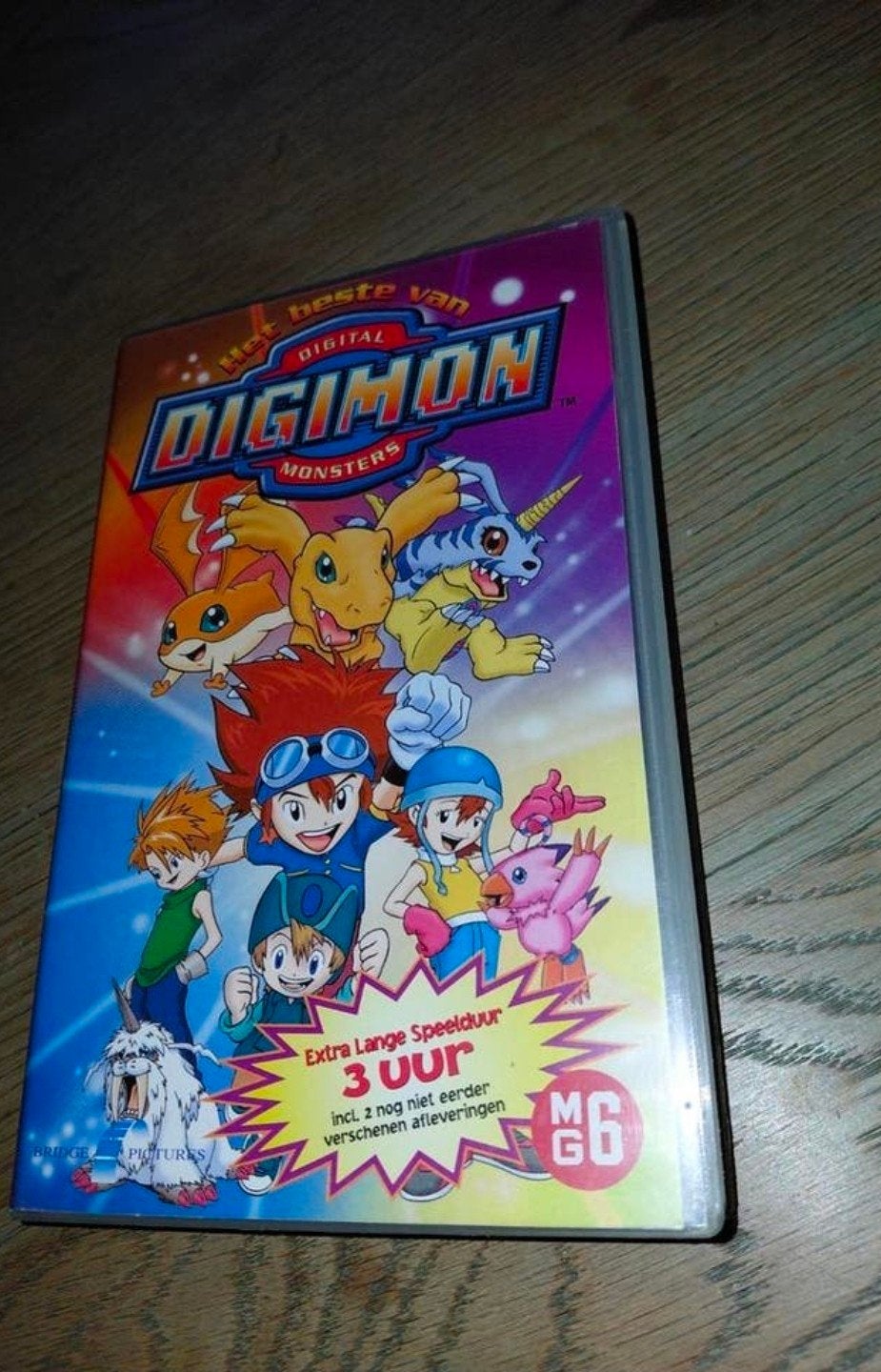 He5 Beste van Digimon videoband. Fox kids. 3 uur speelduur, Cd's en Dvd's, VHS | Kinderen en Jeugd, Alle leeftijden, Ophalen of Verzenden