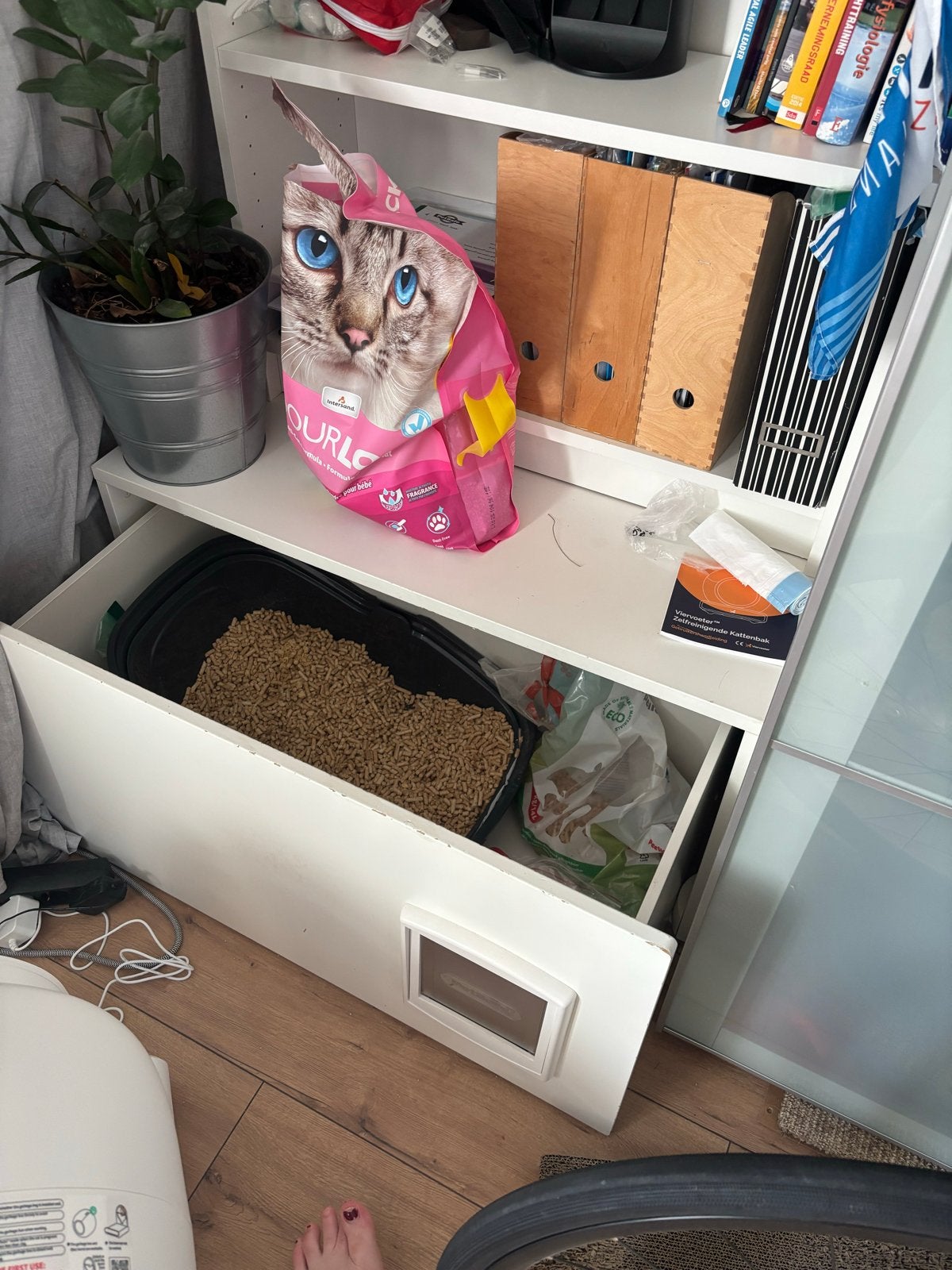 Smastad ikea ombouw voor kattenbak, Ophalen