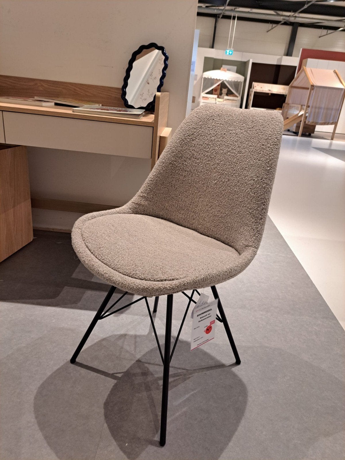 Kidsmill Isa Eetkamerstoel - Beige, Ophalen, Overige kleuren, Modern, Scandinavisch, Zo goed als nieuw